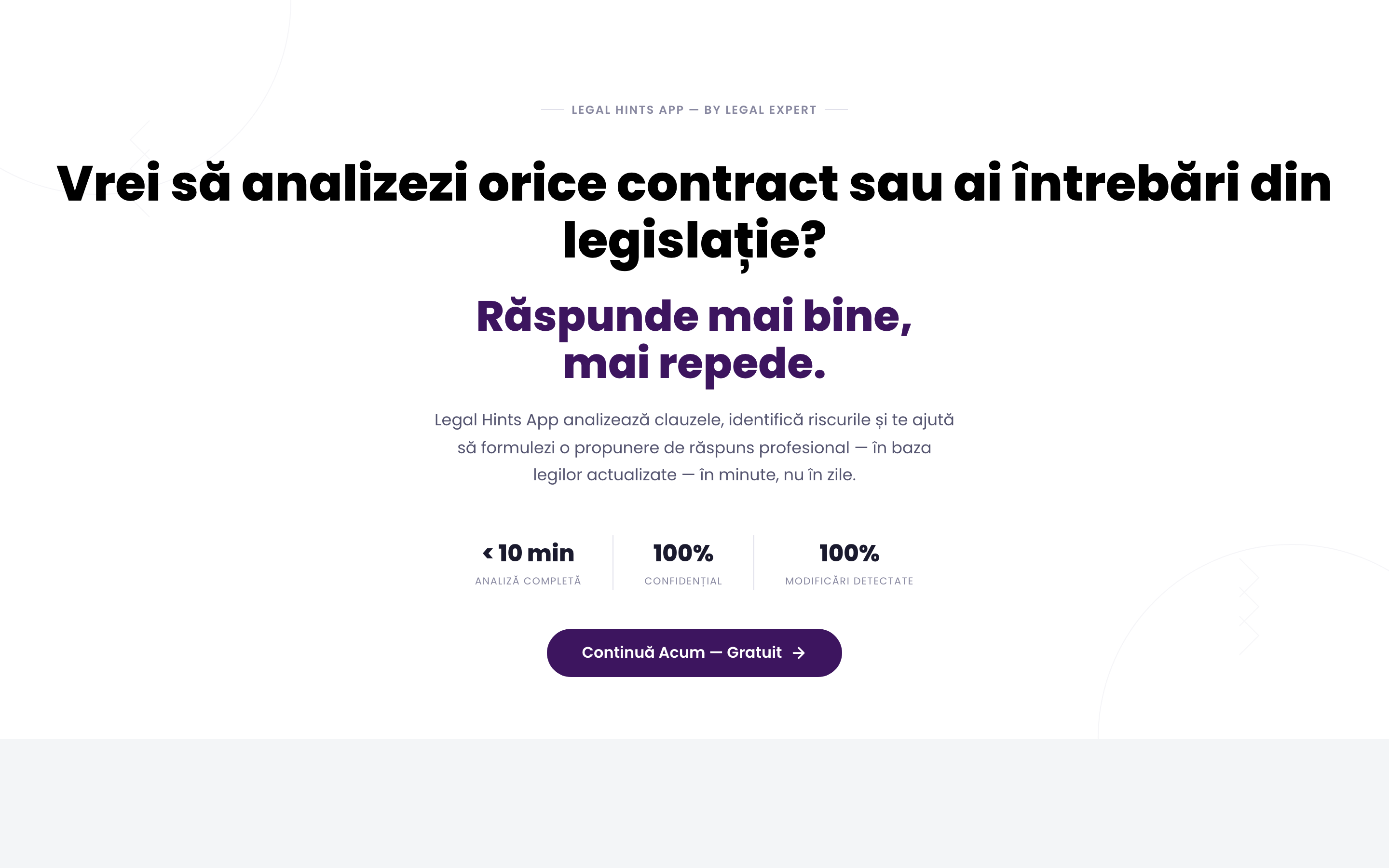 Start page with the “Continue Now — Free” button
